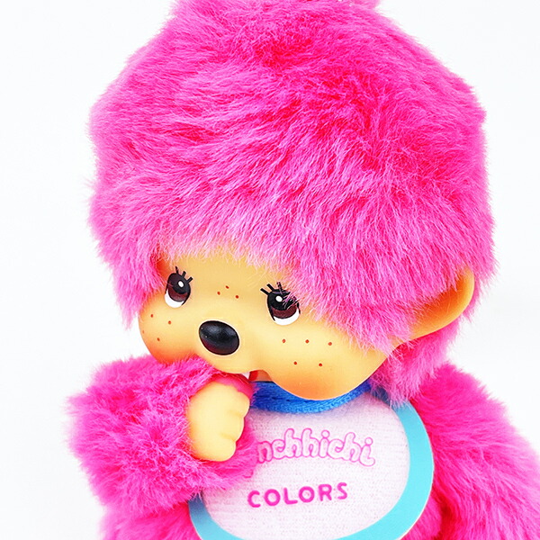 モンチッチ COLORS キーチェーン ぬいぐるみ (ベリーピンク)