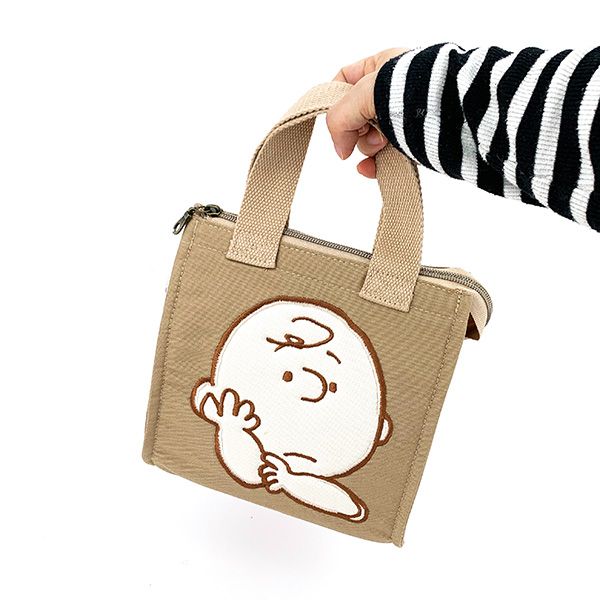 ボールアンドチェーン スヌーピー トートバッグ M ブラウン ボール