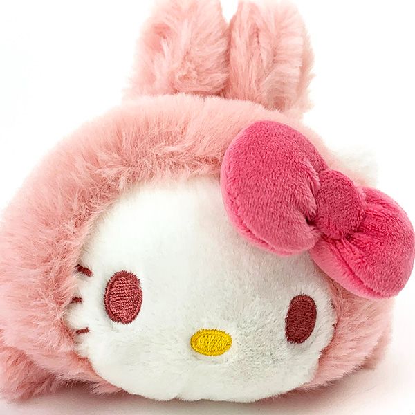 ハローキティ ふんわりうさぎ ぬいぐるみ マスコット インテリア