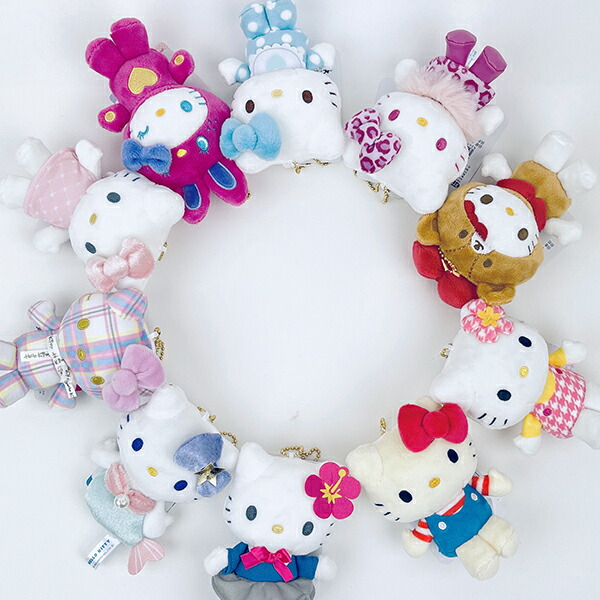 サンリオ ハローキティ マスコットコレクション カラフルバニー ピンク