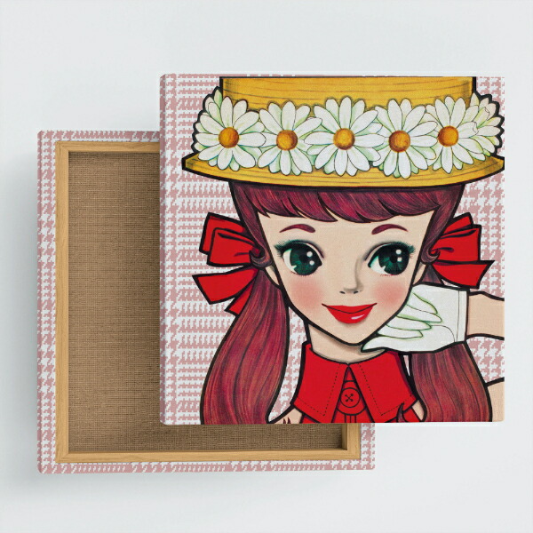 内藤ルネ キャンバスアート ルネガール＜キャノチェ＞ インテリア