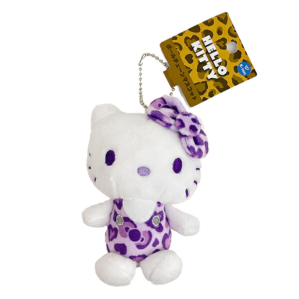 サンリオ ハローキティ ヒョウ柄シリーズ ボールチェーンマスコット