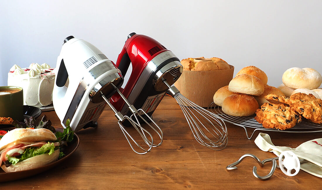 楽天市場】キッチンエイド 9段階変速ハンドミキサー（ホワイト