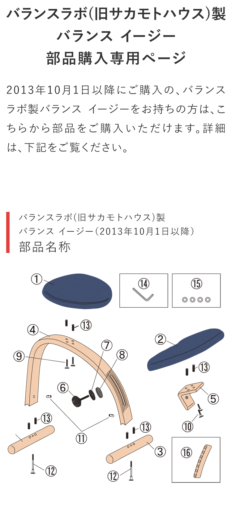 楽天市場】バランスラボ製バランスチェア・イージー パーツ 膝滑り防止