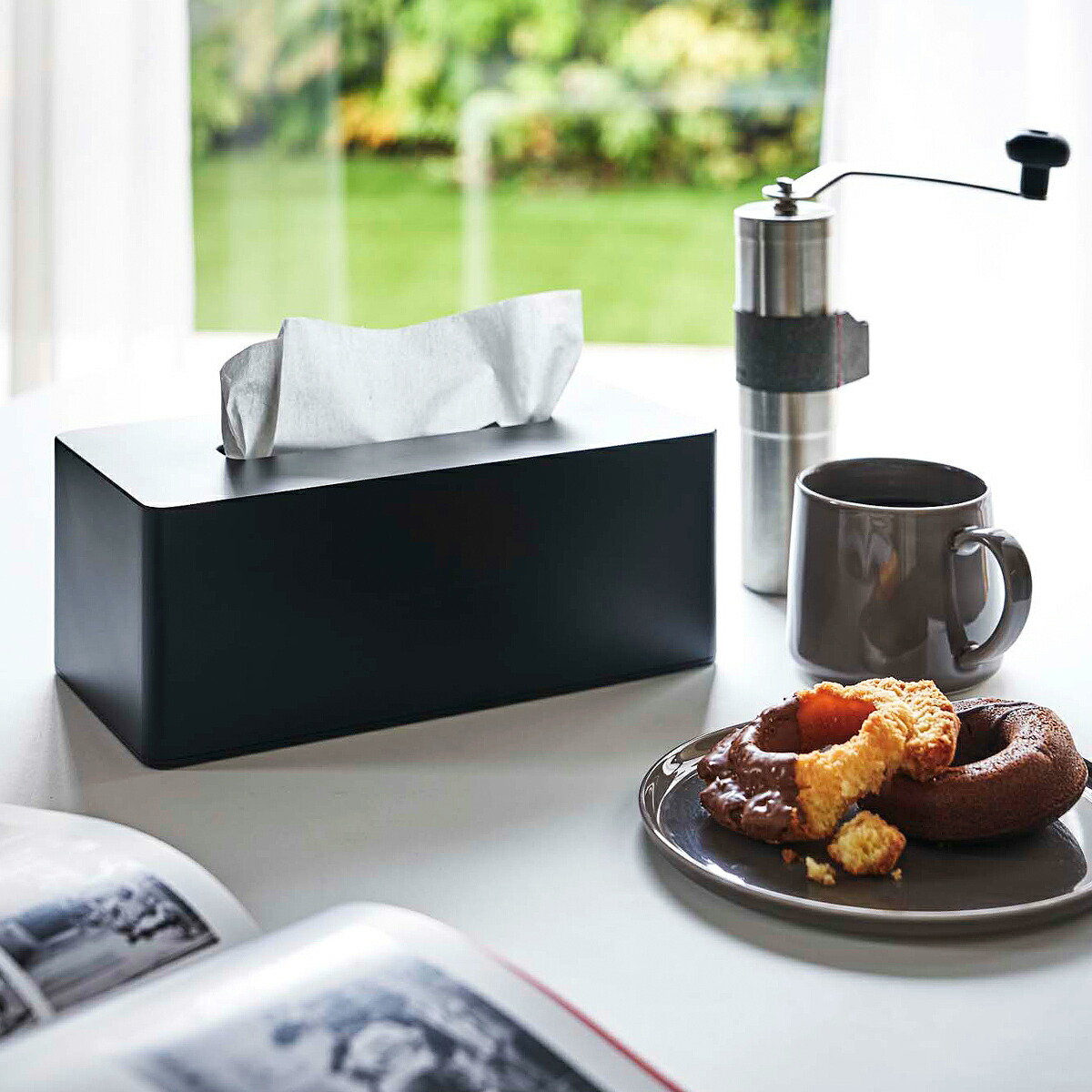 楽天市場】［ マグネットティッシュケース タワー ］山崎実業 tower