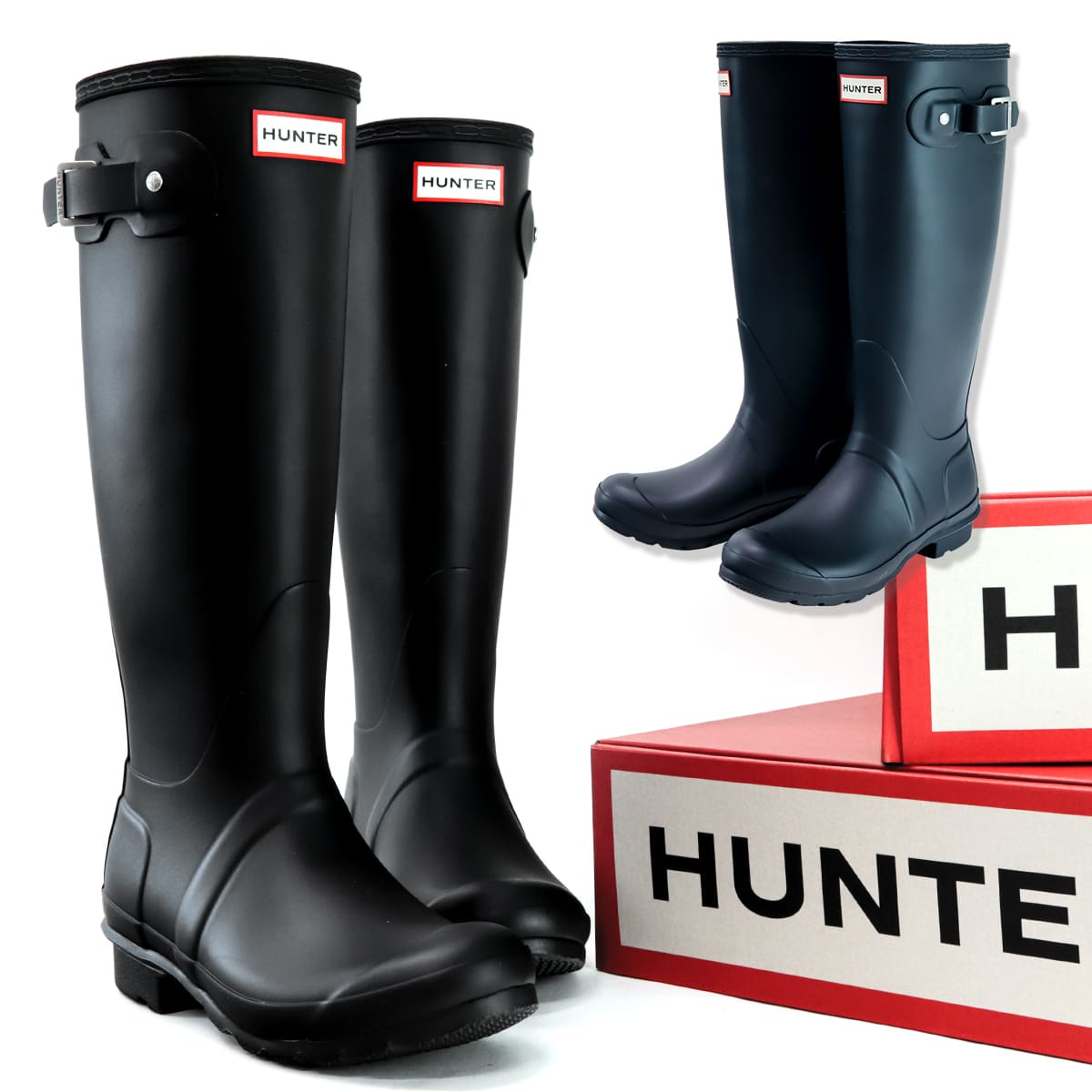 楽天市場】【特別価格 数量限定】HUNTER ハンター レインブーツ