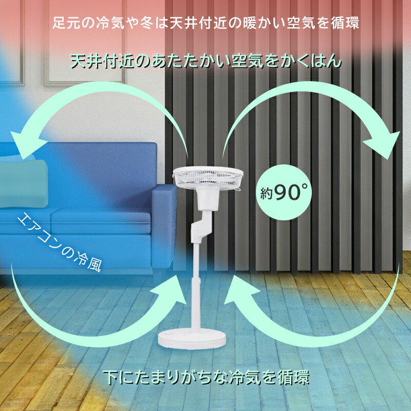 ユアサプライムス.com｜ユアサプライムス リビング扇風機 YKT-D3423GFR