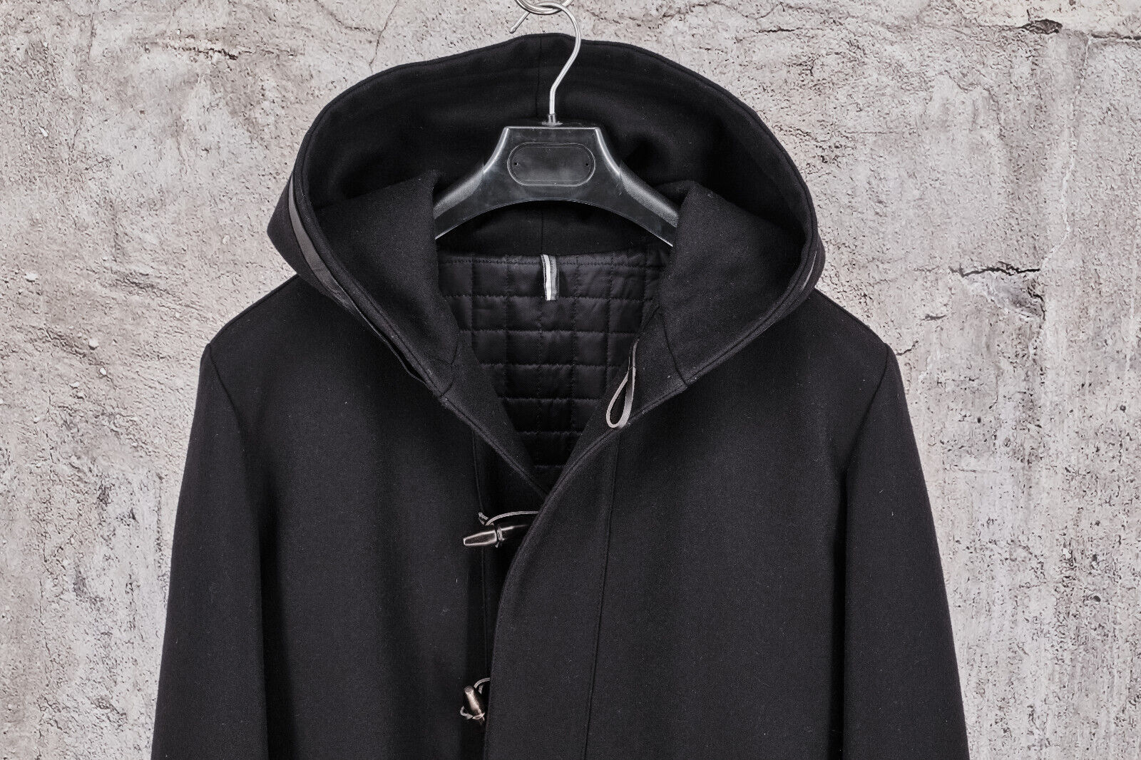 Dior Brand New With Tags Dior Homme Wool Hooded Duffle Jacket 50IT