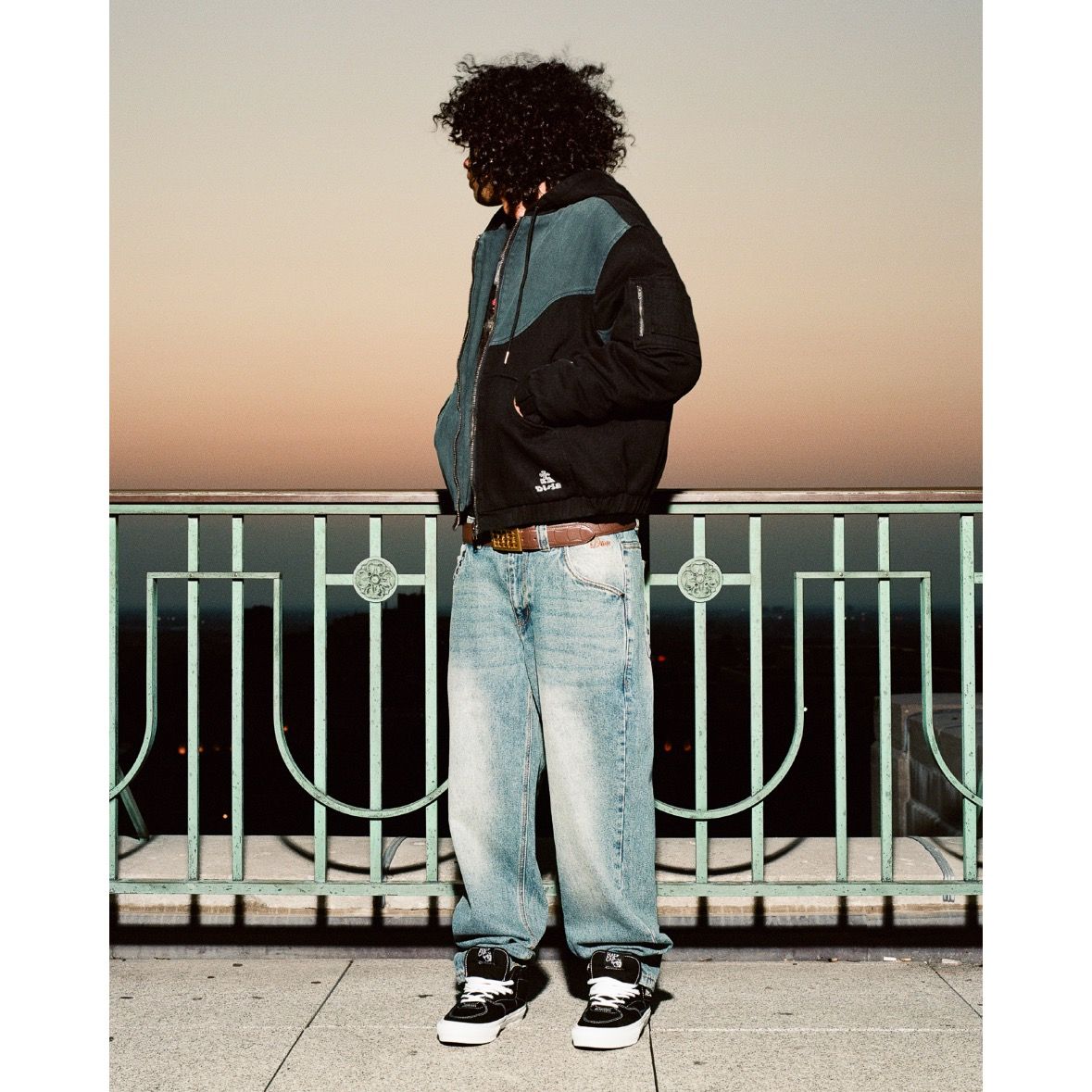 Dime - 【残りわずか】Panel Denim Hooded Bomber | ACRMTSM ONLINE STORE