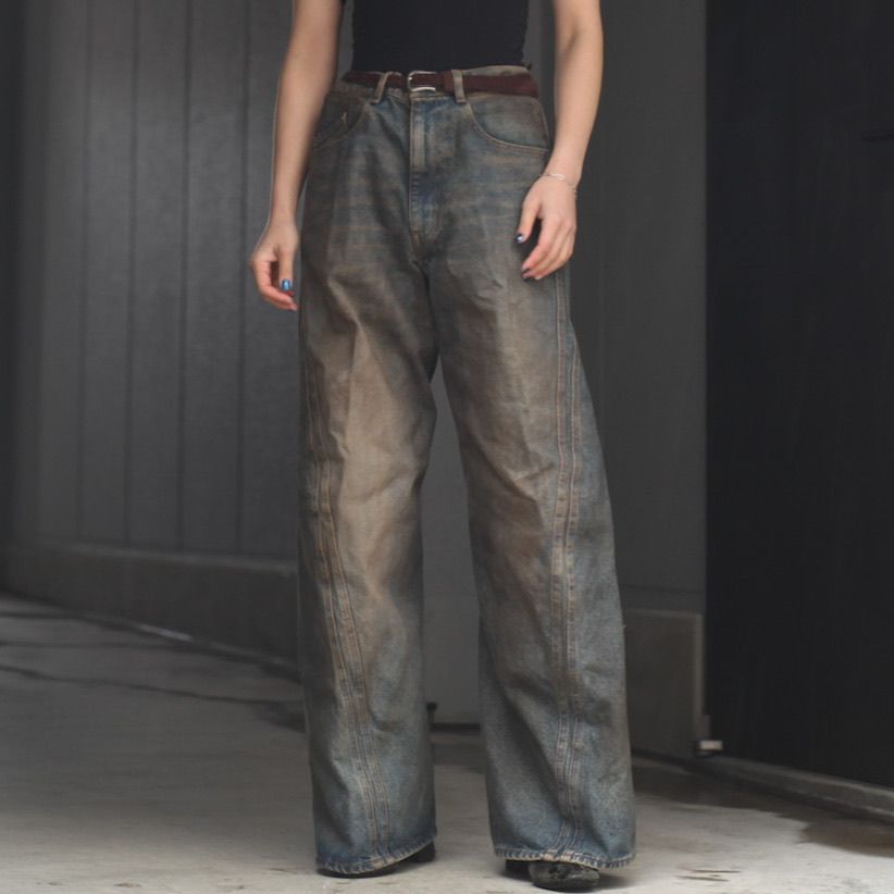 NVRFRGT - 【残りわずか】3D Twisted Wide Leg Jeans | ACRMTSM ONLINE