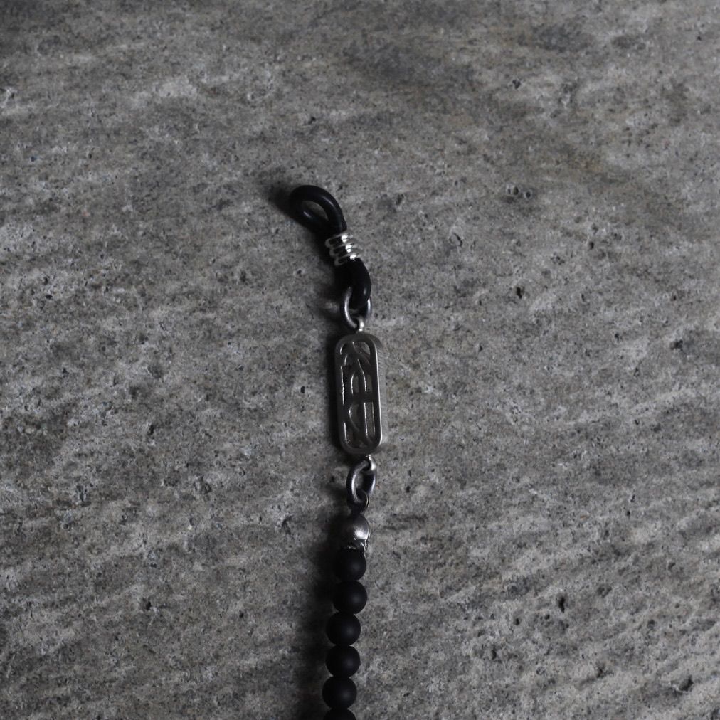 SOSHIOTSUKI - 【お取り寄せ注文可能】Juzu Glasses Chain(BLACK