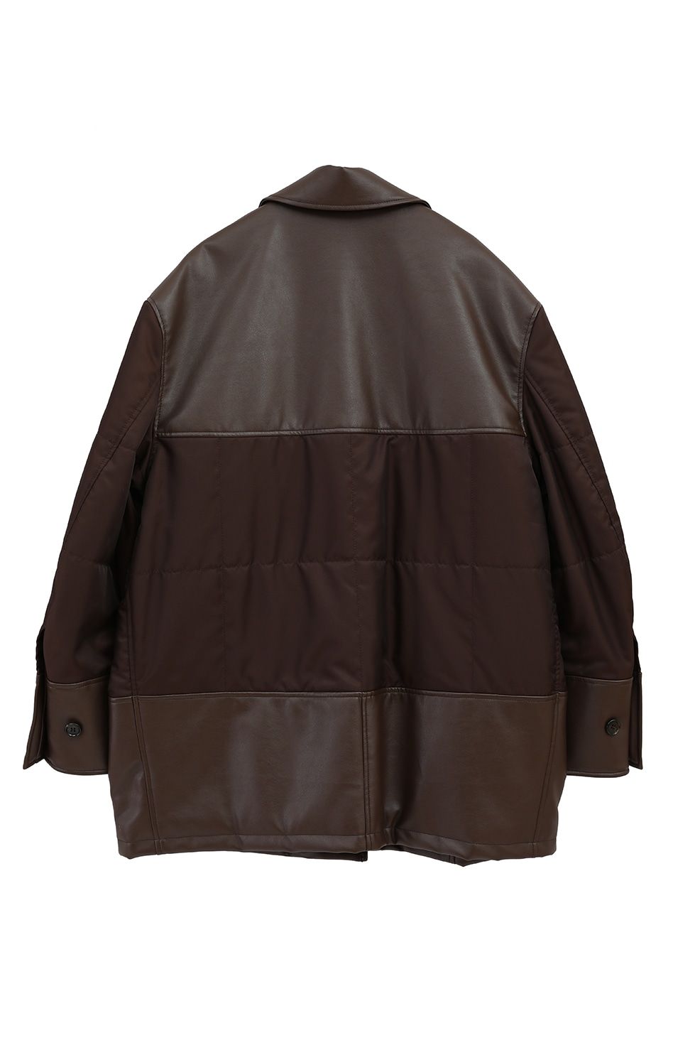 CLANE - ヴィーガンレザー オーバーサイズ ジャケット - LEATHER