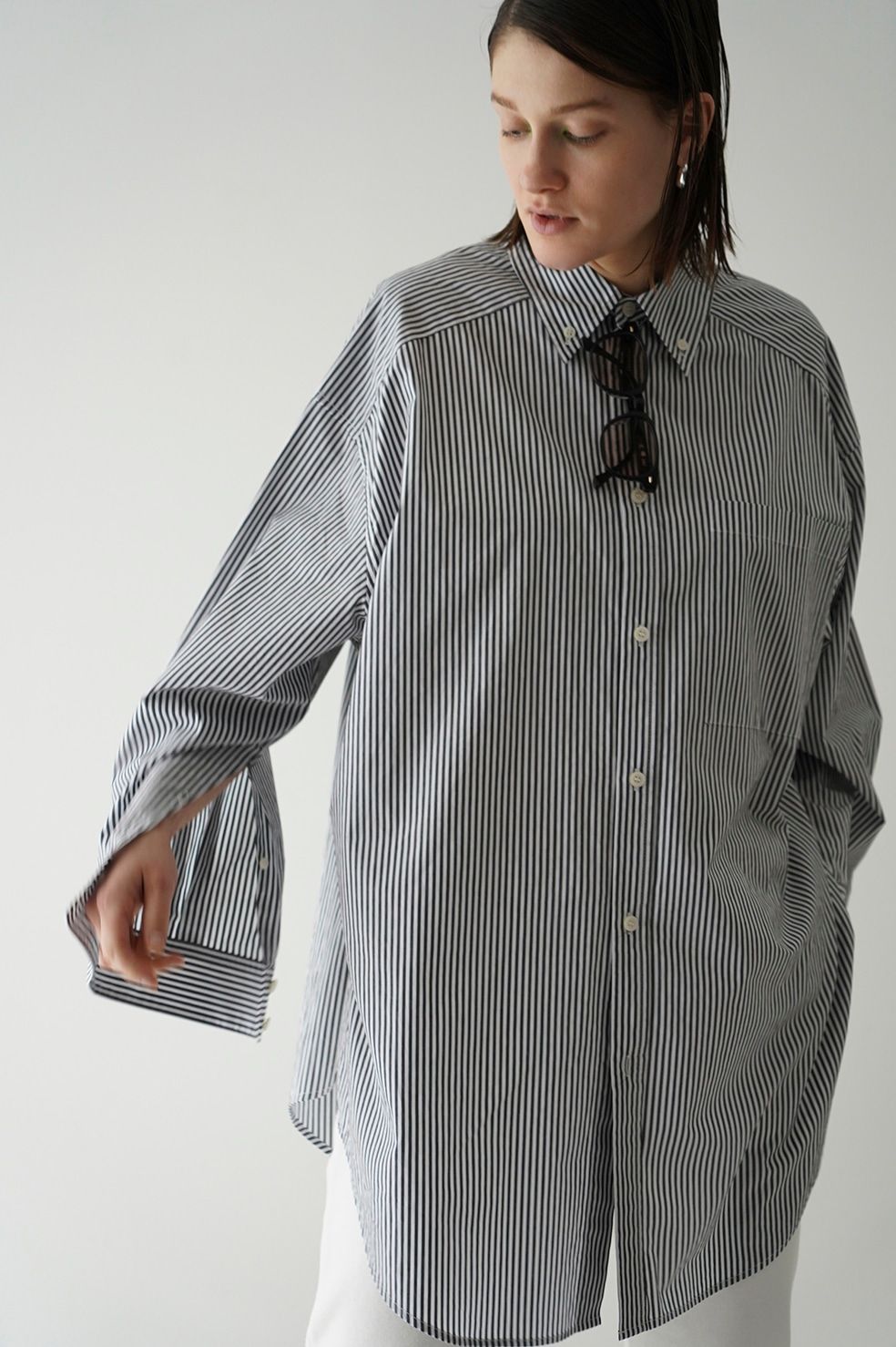 CLANE - ヒューズ シャツ - HUGE SHIRT - STRIPE | ADDICT WEB SHOP