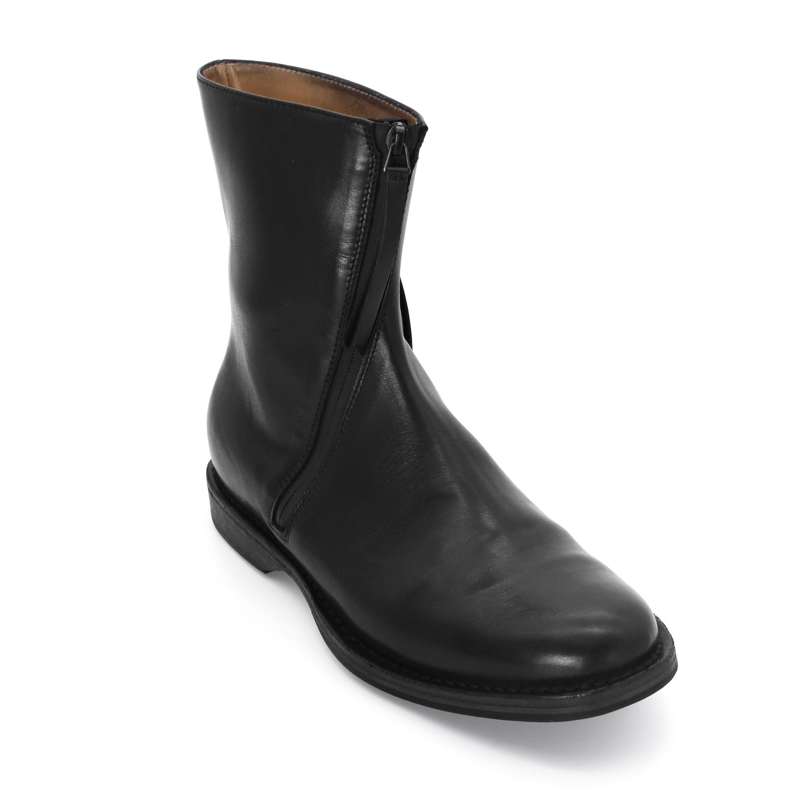 yohji yamamoto - pour homme × CHEREVICHKIOTVICHKI CURVED ZIP BOOTS