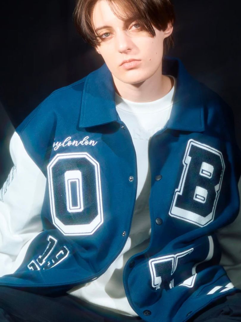 BOY LONDON - 1976 BOY KNIT STADIUM JUMPER / スタジャン / ネイビー