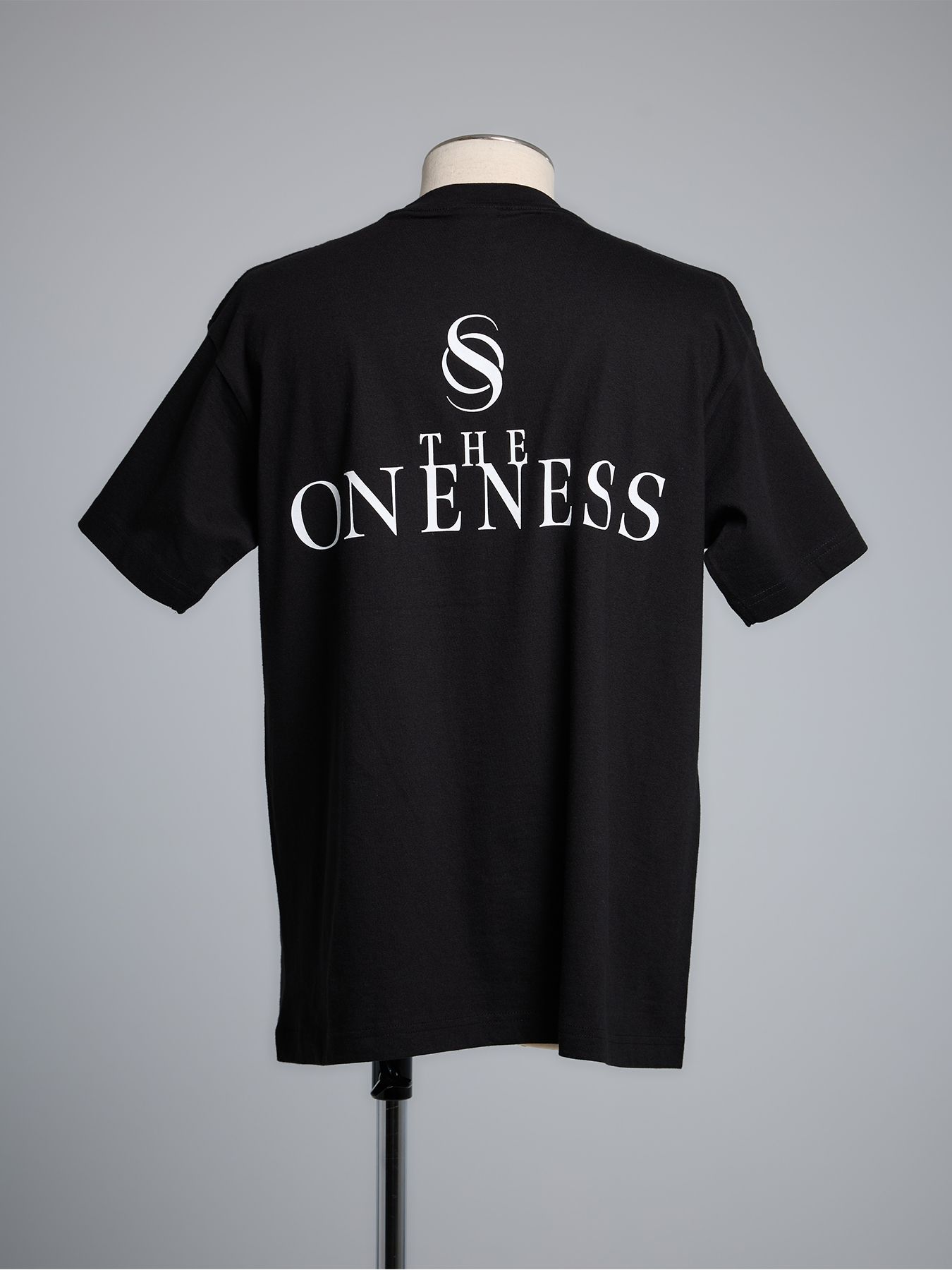 THE ONENESS - T-Shirts / ギタープリント Tシャツ / ブラック×箔