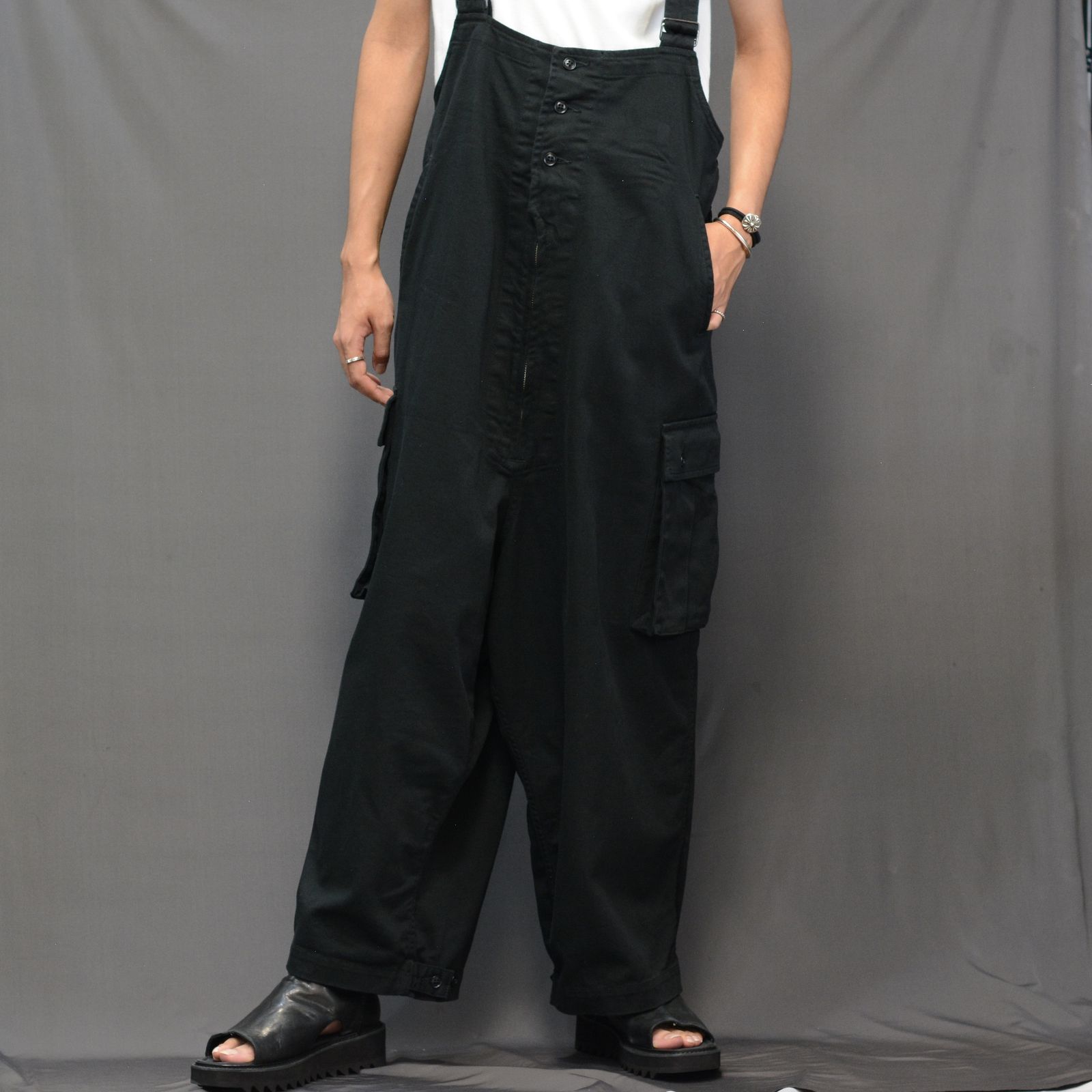 yohji yamamoto - M-WORK OVERALL (BLACK) オーバーオール | chord