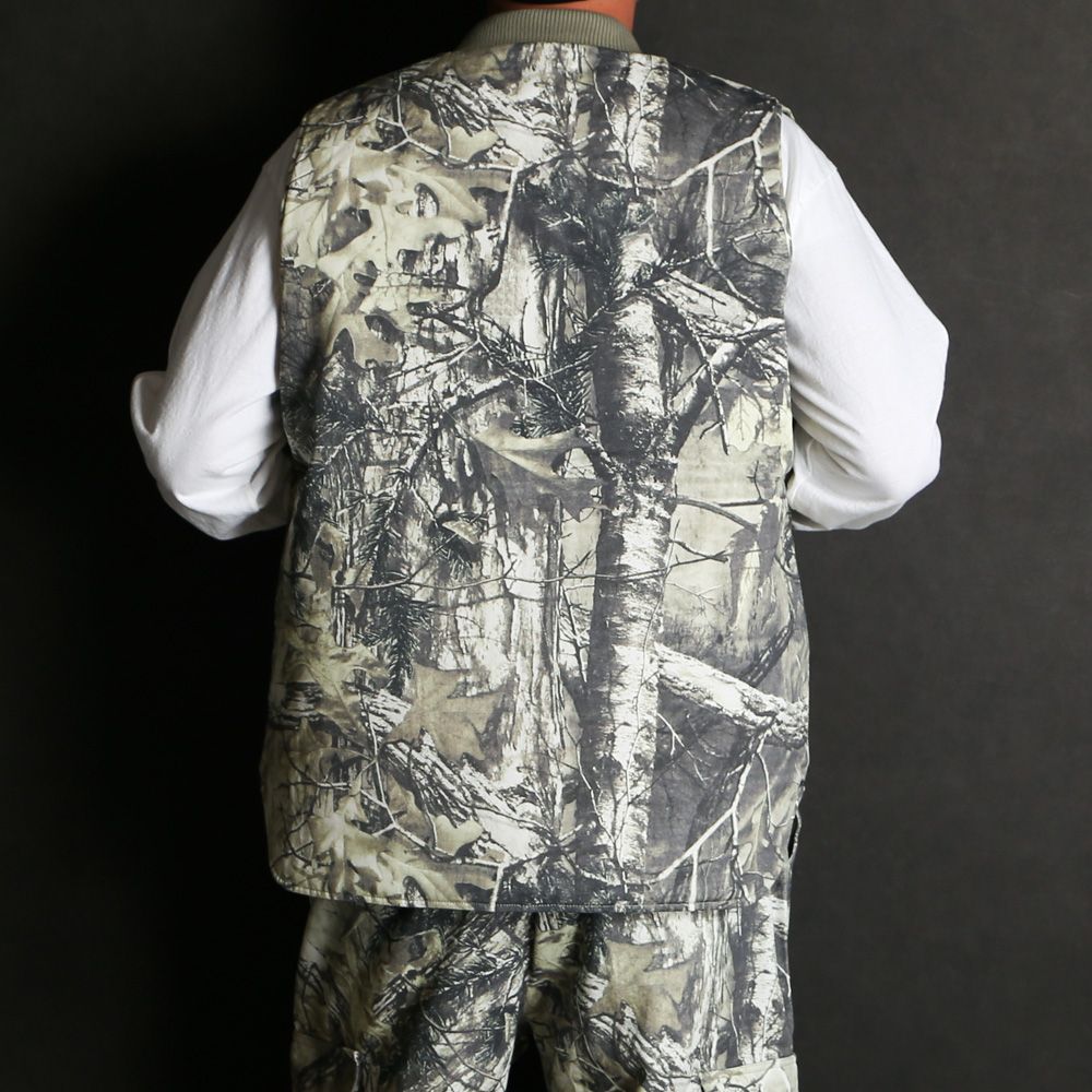 HideandSeek - Camo Zip Work Vest - BLK Camo / ワークベスト / HJ