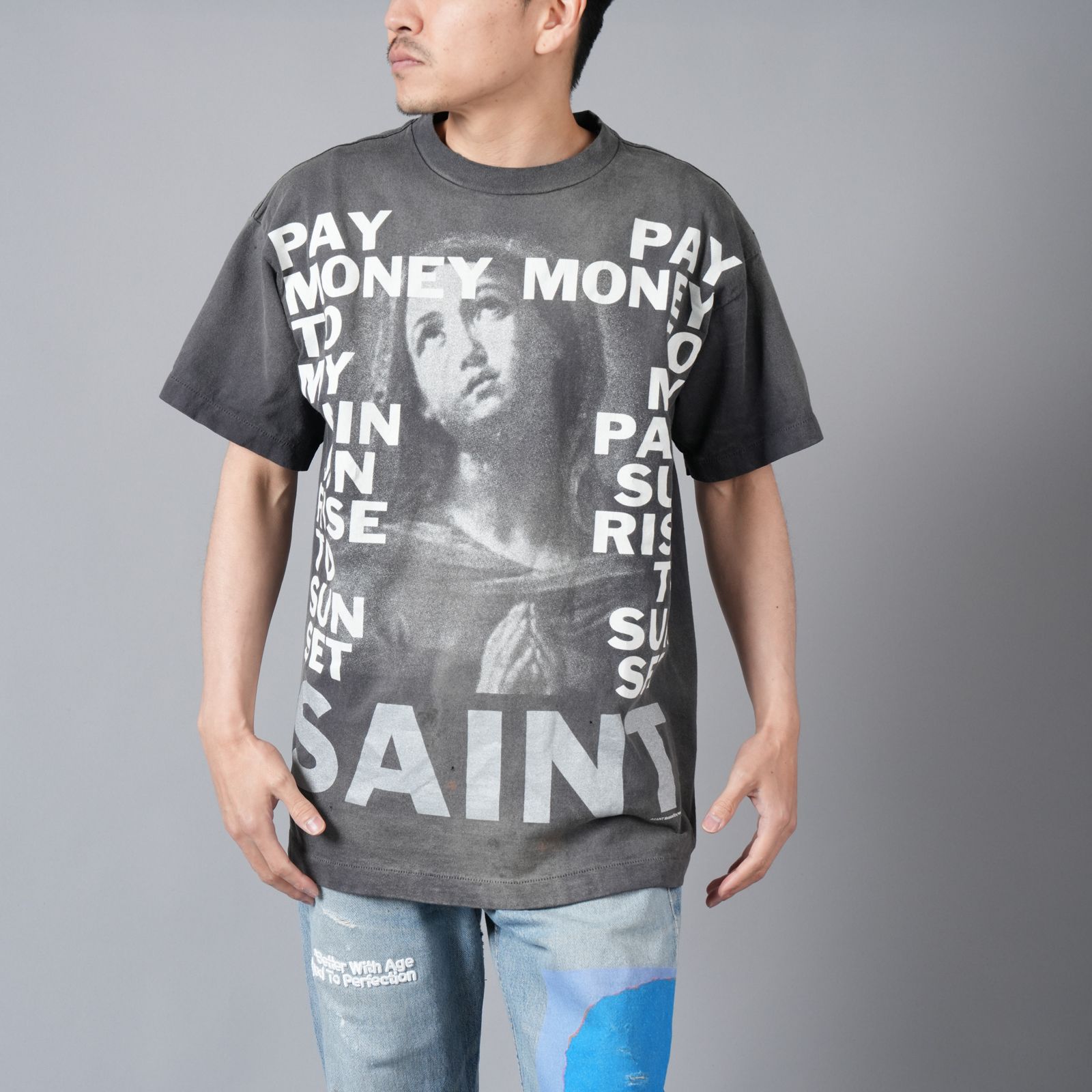 ずとまよ】TAIDADA Vintage Tee 黒 XXL【新品未開封】 TAIDADA Vintage