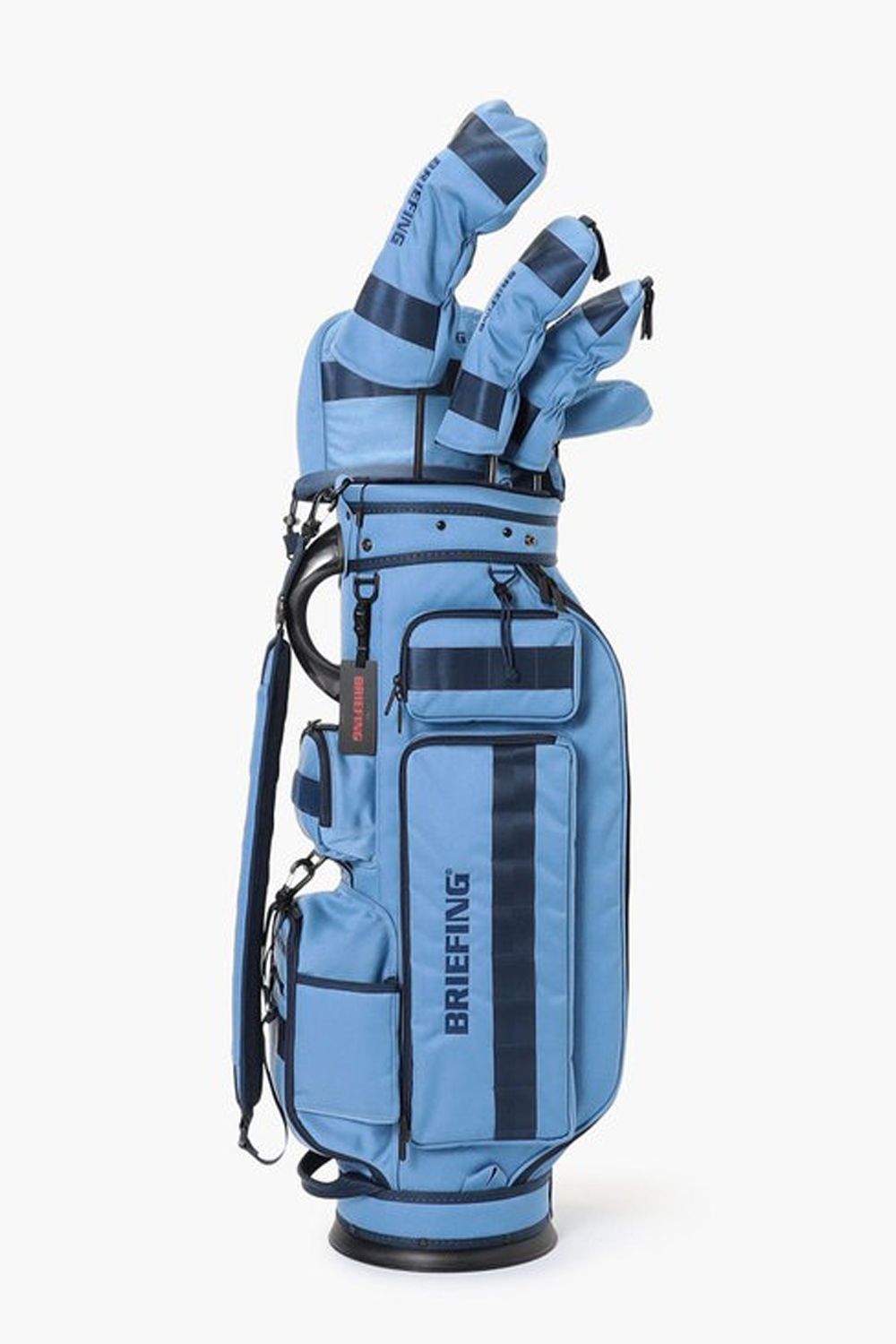 BRIEFING】 キャディバッグ CR-6 ブルー/グレー 8.5型 BRIEFING GOLF