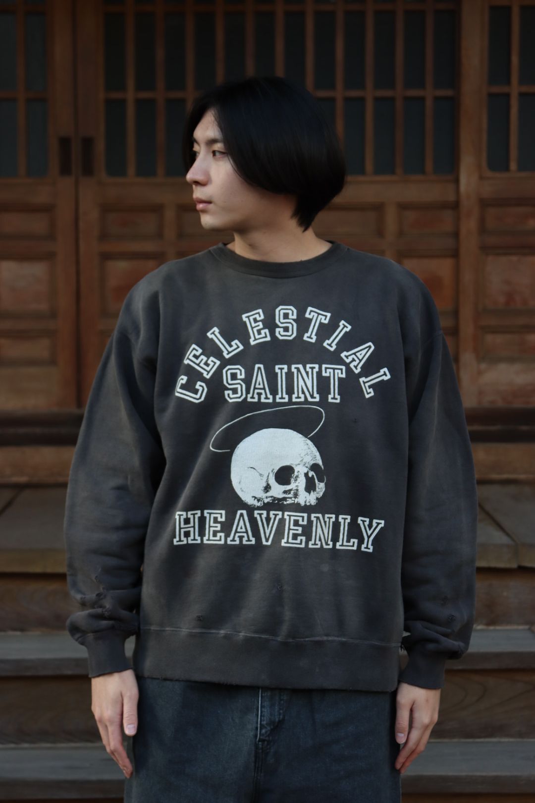 SAINT M×××××× スカルスウェット