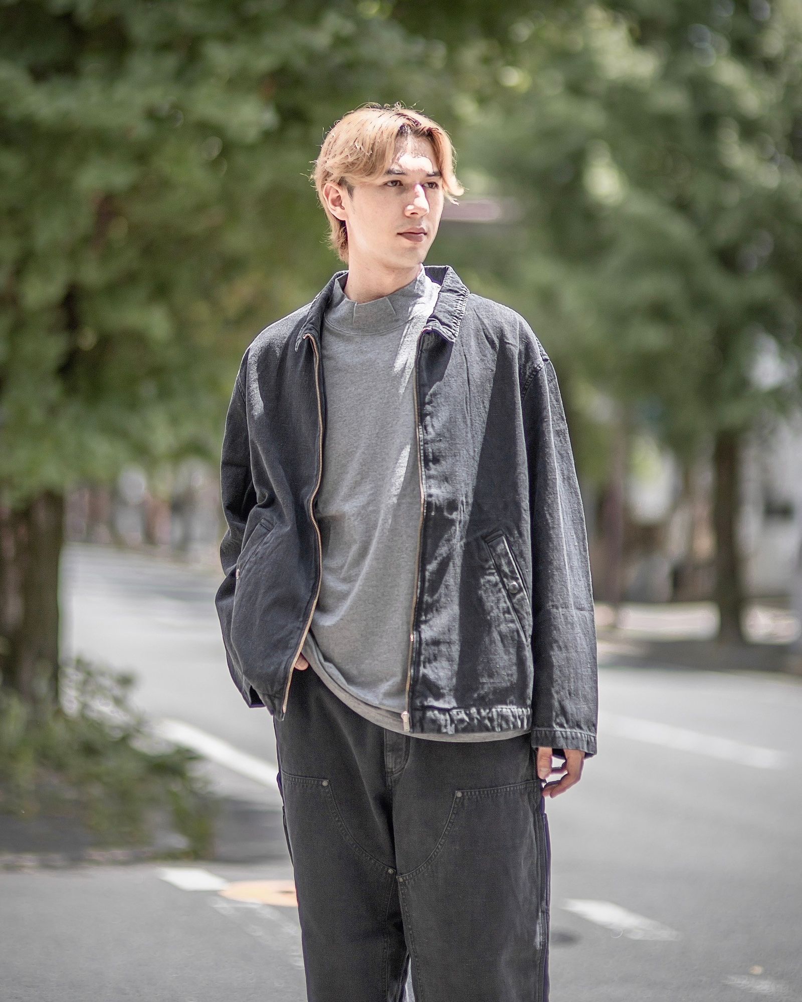 A.PRESSE - Silk Hemp French Air Force Pilot Jacket(24AAP-01-32H