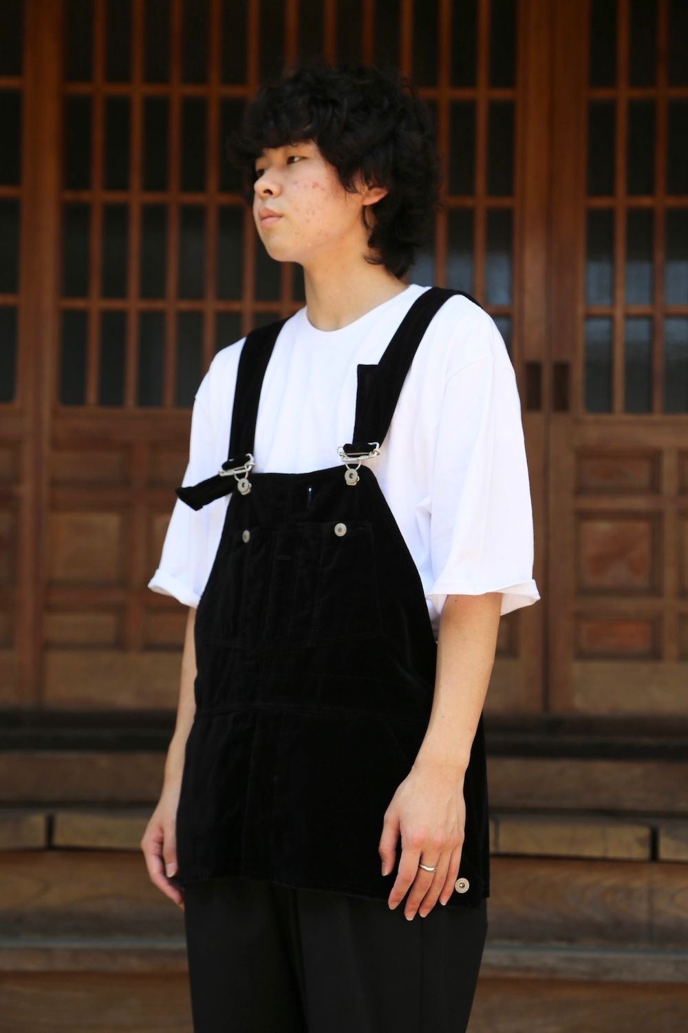 doublet CUT OFF VELVET VEST(21AW09VE13) style. 2021.07.25. | 1826