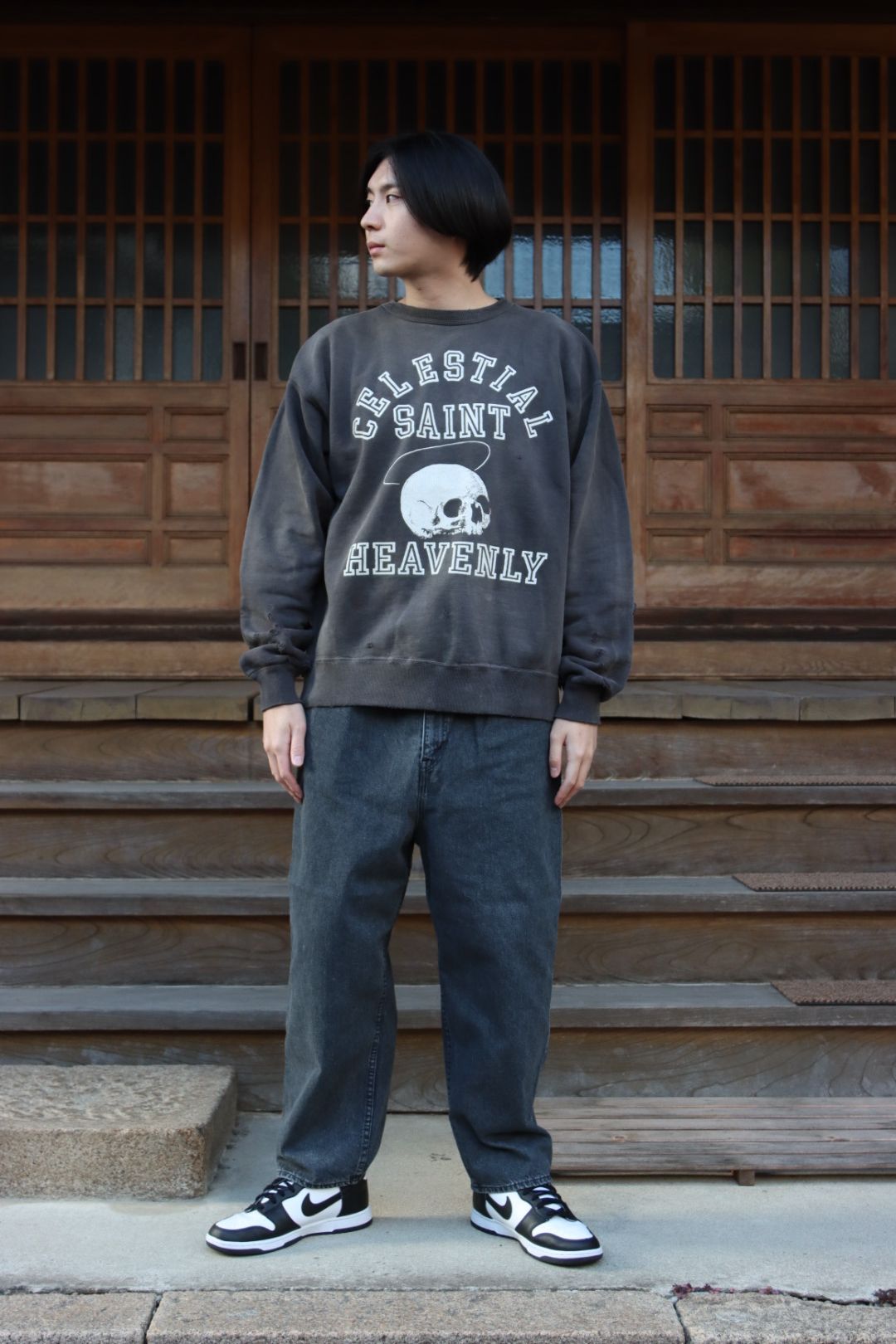 SAINT M×××××× スカルスウェット