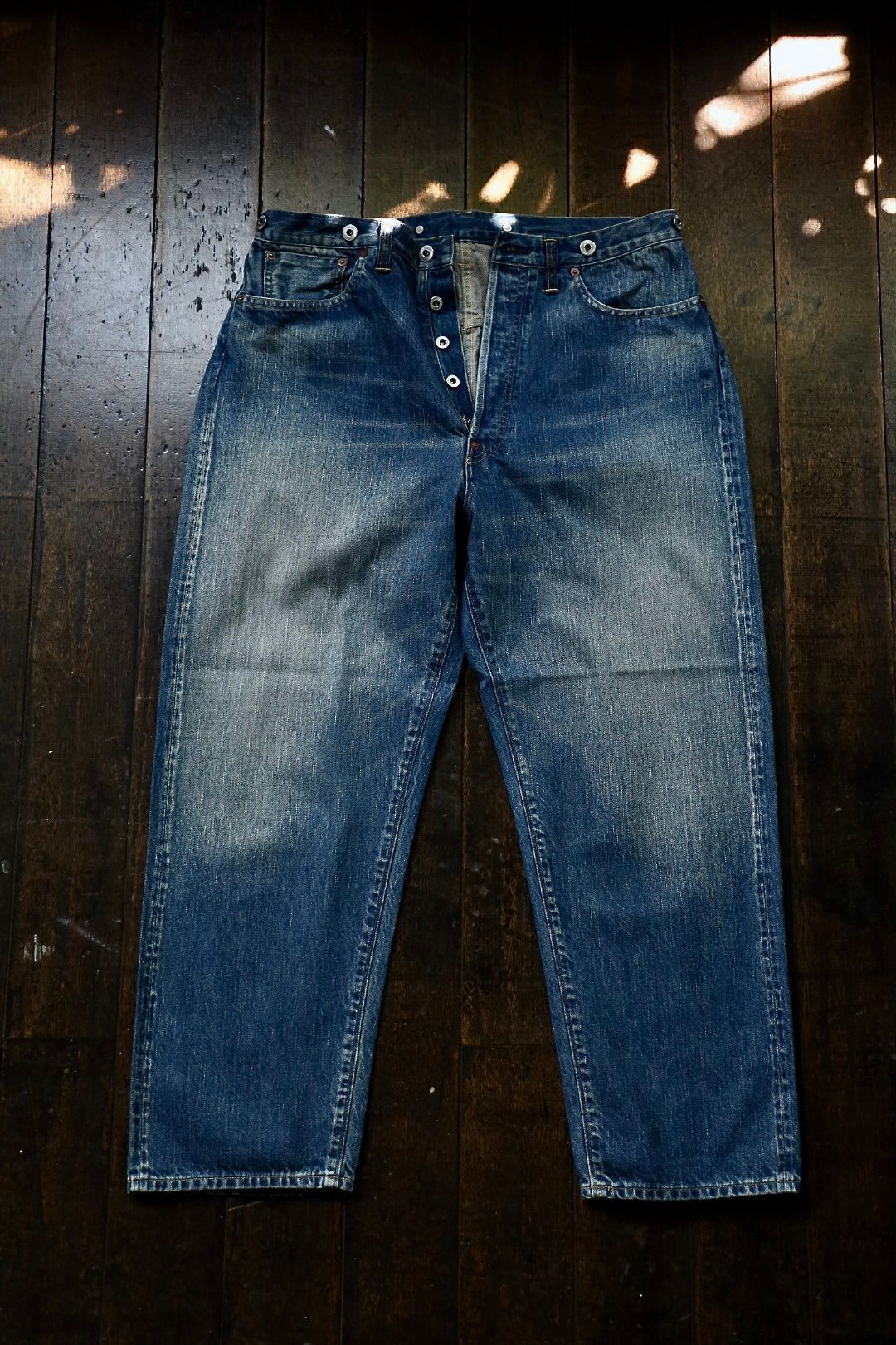 No.22 Washed Wide Denim Pants | MARK