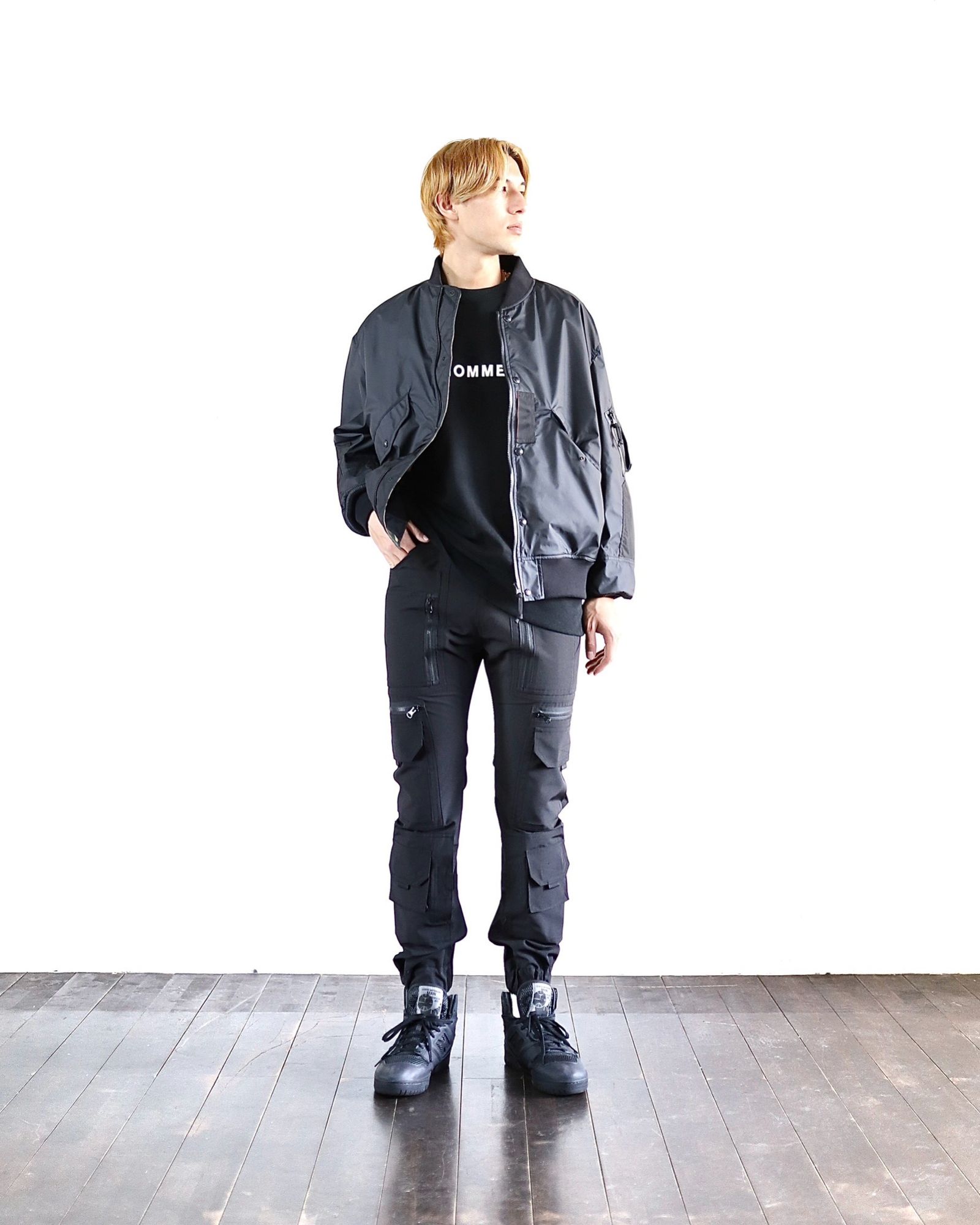 COMME des GARCONS HOMME 24SS新作ミリタリージャケット スタイル