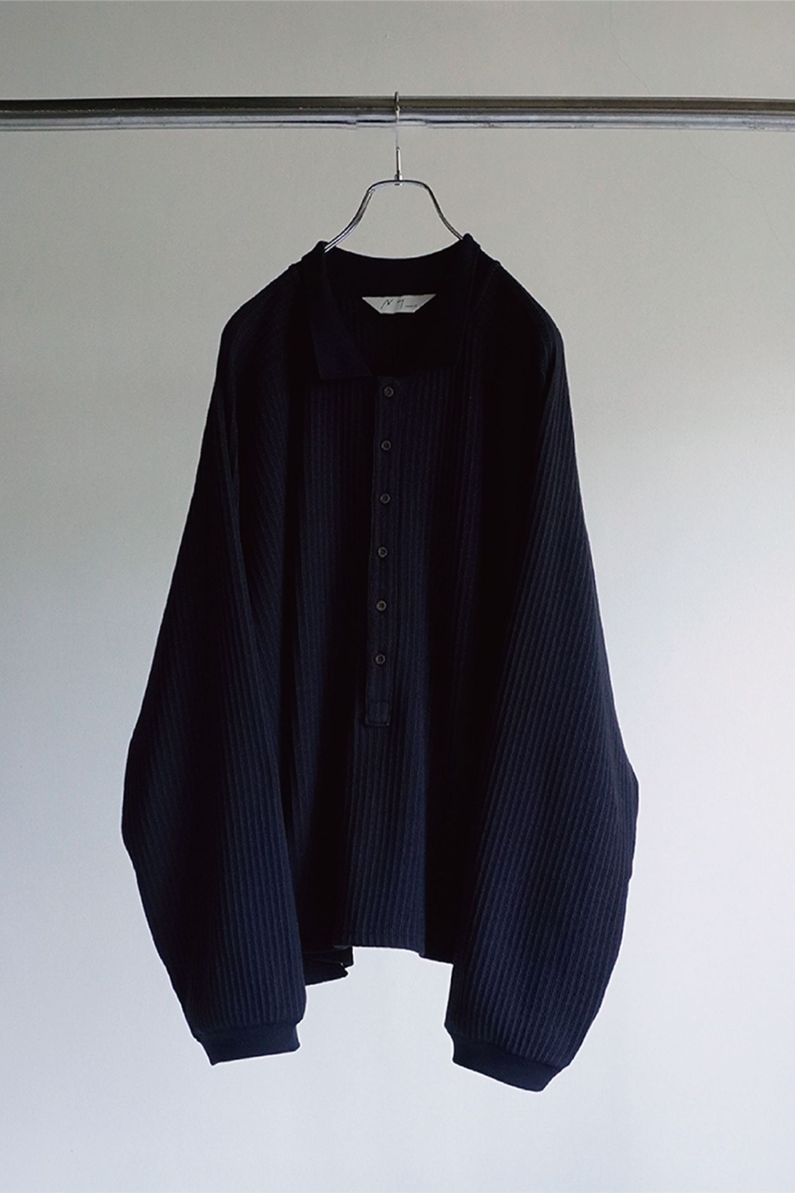 ANCELLM - HENLEY RIB LS T-SHIRT/D.NAVY | NapsNote