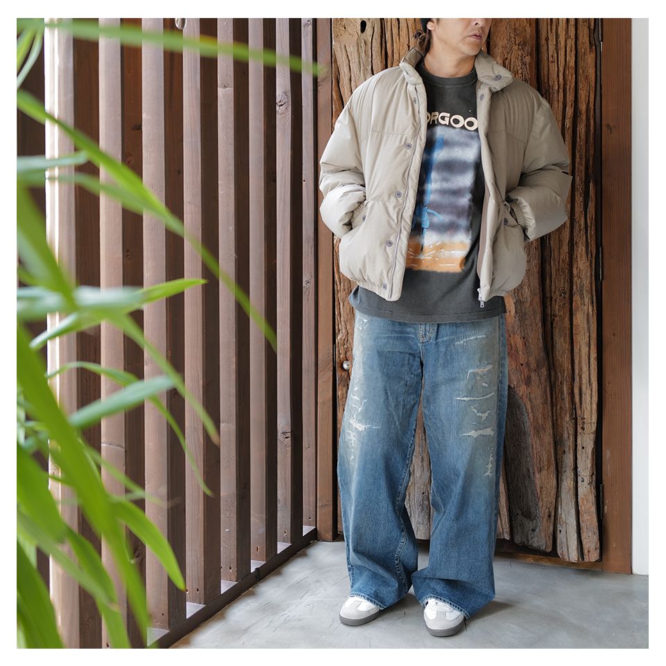 OUR LEGACY - 【Last1 Size48】 INHALE PUFFA Doubleganger Beige Mel