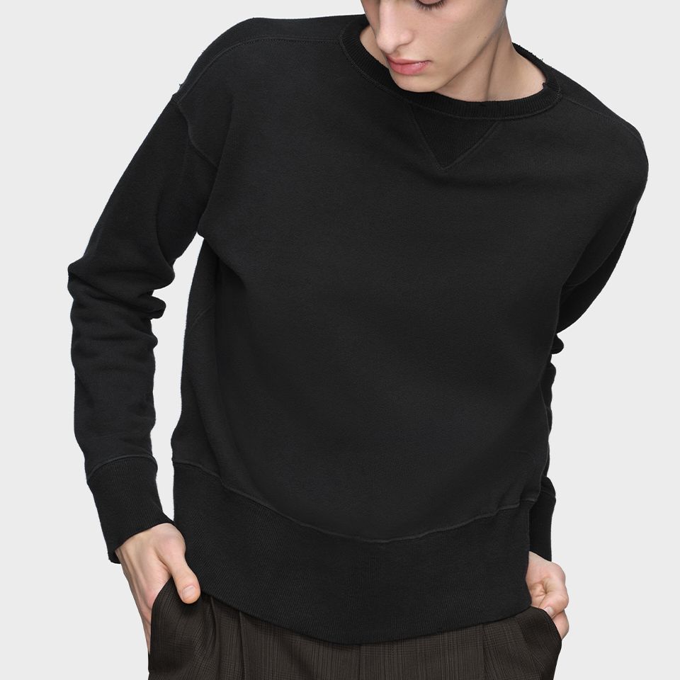 Maison Margiela - スウェット クルーネックセーター / ブラック | River