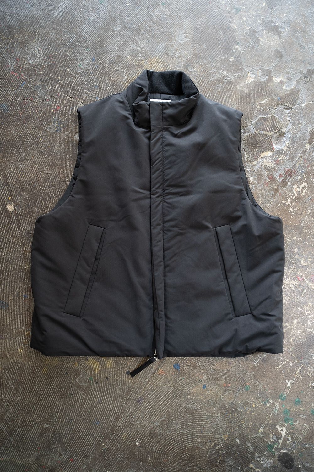 STILL BY HAND - 【24AW】撥水シンサレートスタンドカラーベスト(BLUE