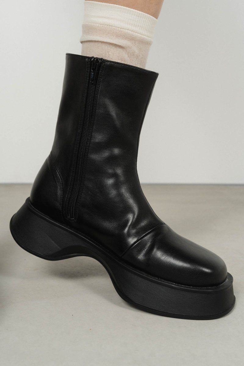 Knuth Marf - skinny platform boots / スキニー プラットフォーム