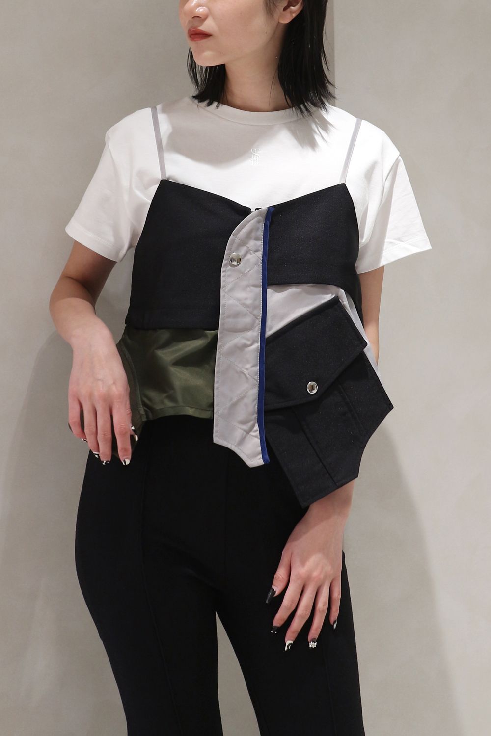 □ 44279☆年 UN3D. アンスリード MA-1ドッキングビスチェ 38 □ 44279☆年