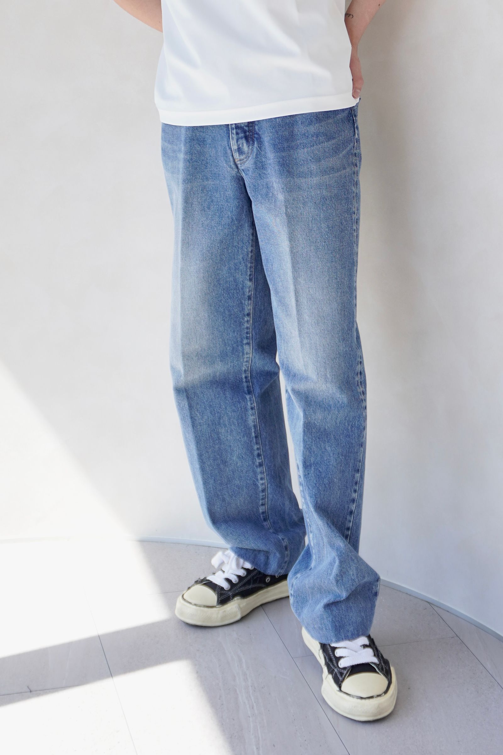 TANAKA - THE JEAN TROUSERS / デニムトラウザー / メンズ (ブリーチ