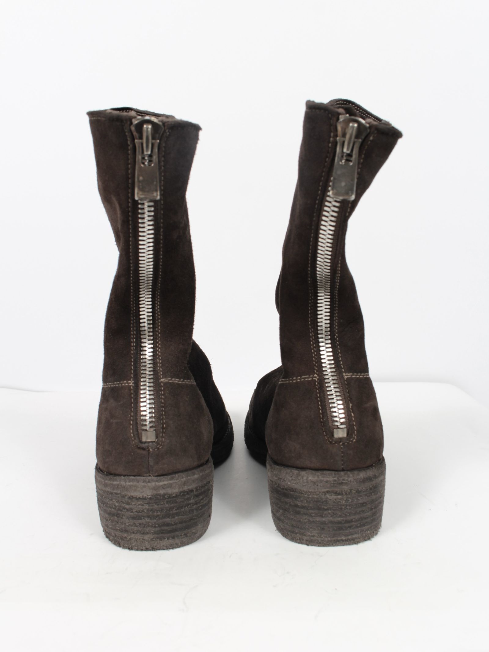 GUIDI - 【788Z】馬革 バックジップ ホース リバース レザー ダブル