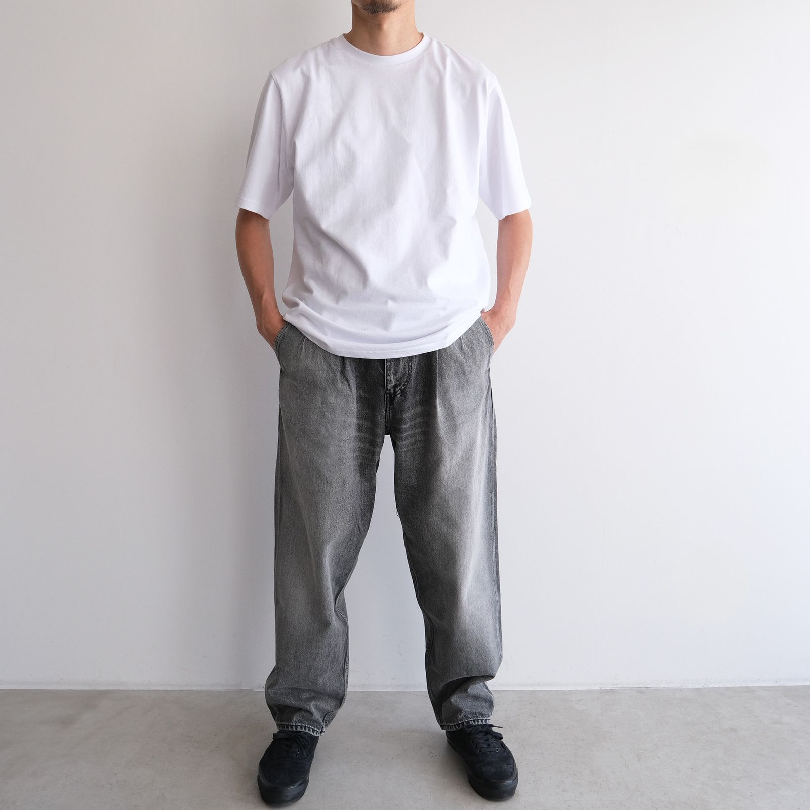 Graphpaper - Selvage Denim Two Tuck Tapered Pants -デニムパンツ