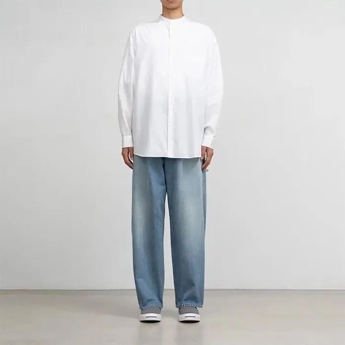 Graphpaper - Selvage Denim Two Tuck Tapered Pants -LIGHT FADE