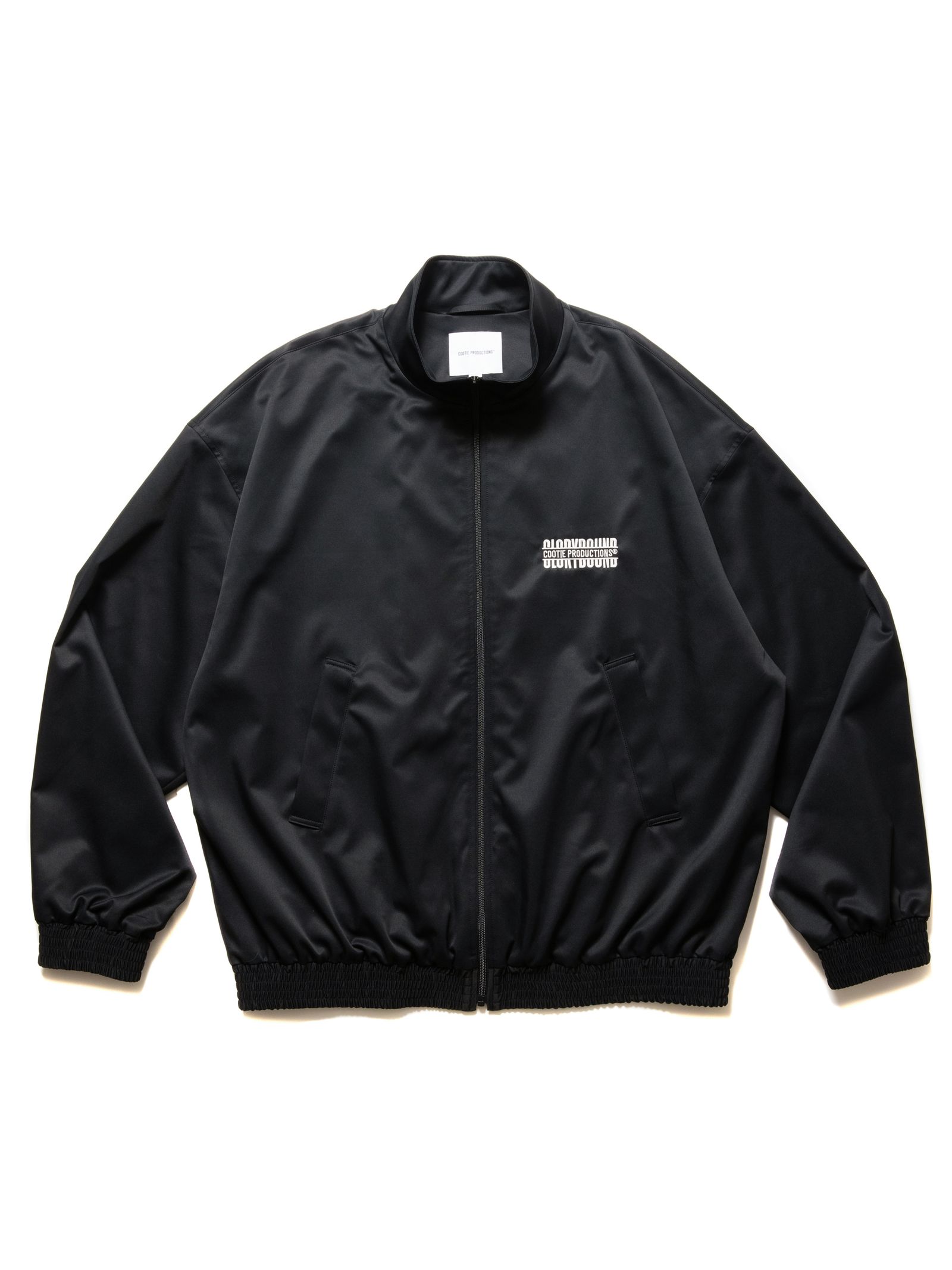COOTIE PRODUCTIONS - Polyester Twill Track Jacket / BLACK / ツイル