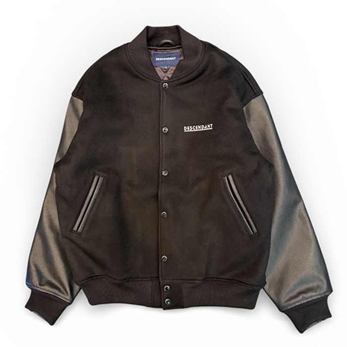 DESCENDANT - FLUKE UP VARSITY JACKET / BLACK | Stripe Online Store