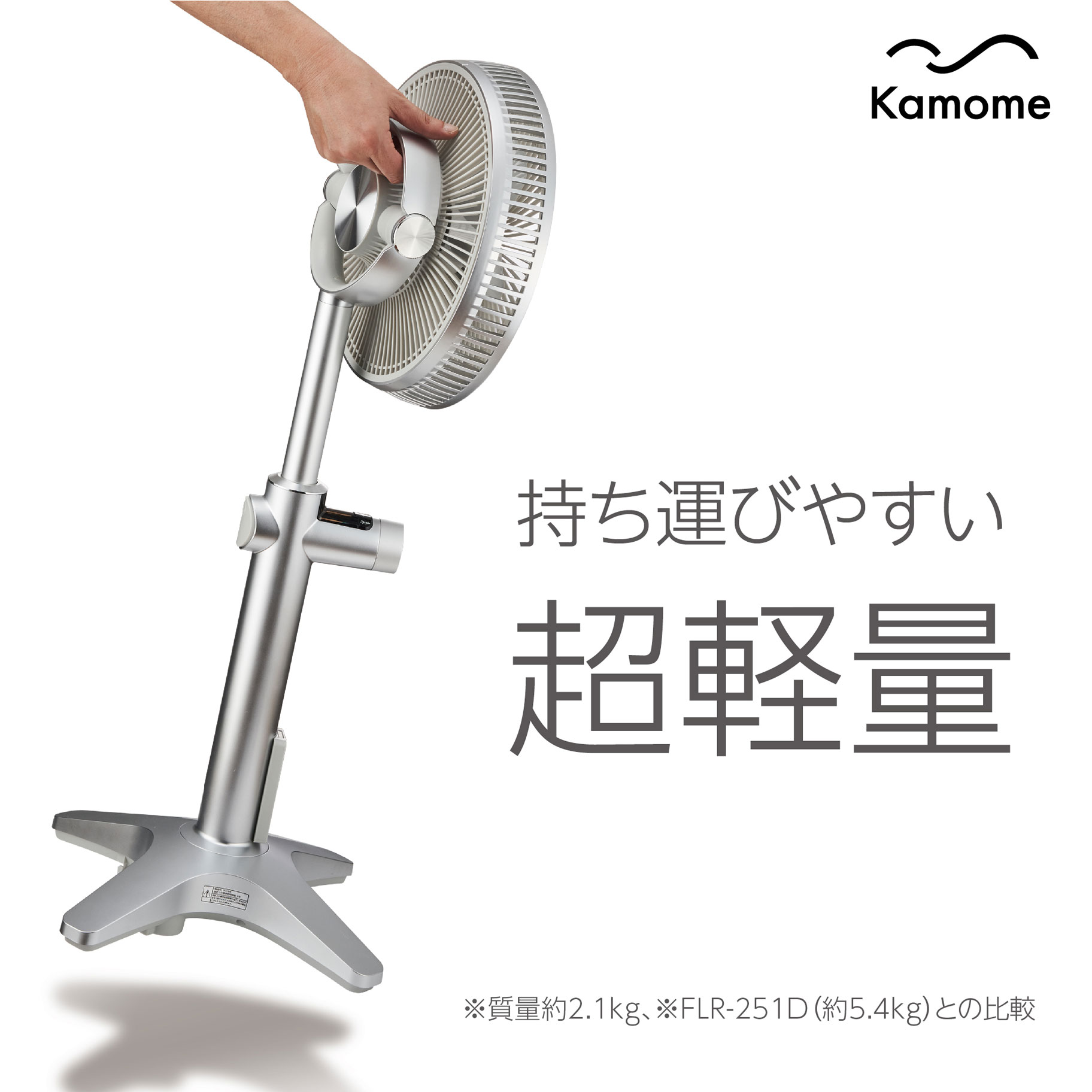 リビングファン シルバー FKLW-251D-SI ［DCモーター搭載 /リモコン