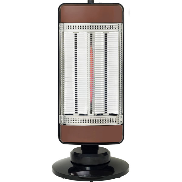 自動首振り 縦横可動調整 遠赤外線ヒーター DBX-J124-T ［カーボン