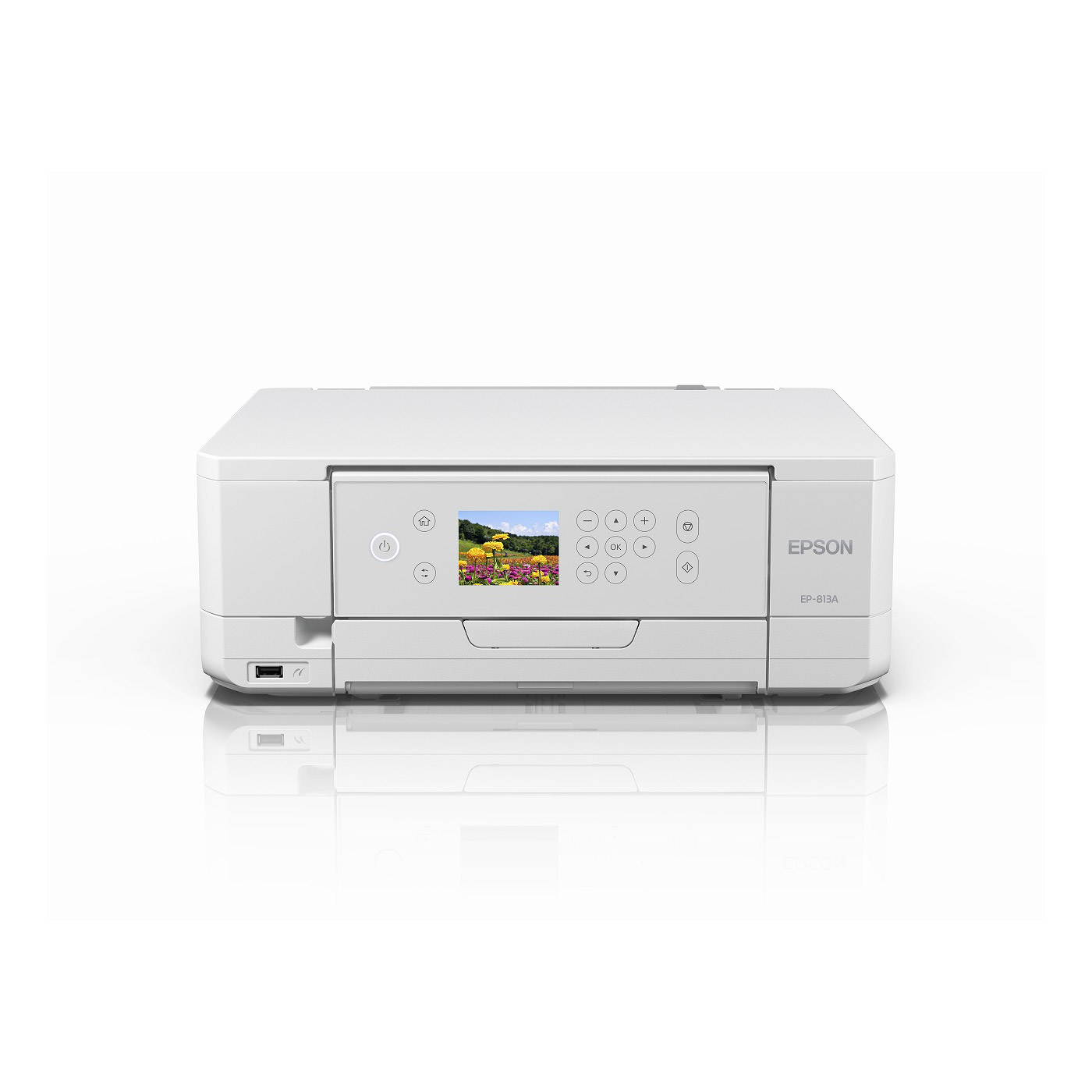 EP-813A A4カラーインクジェット複合機 Colorio ホワイト [L判～A4