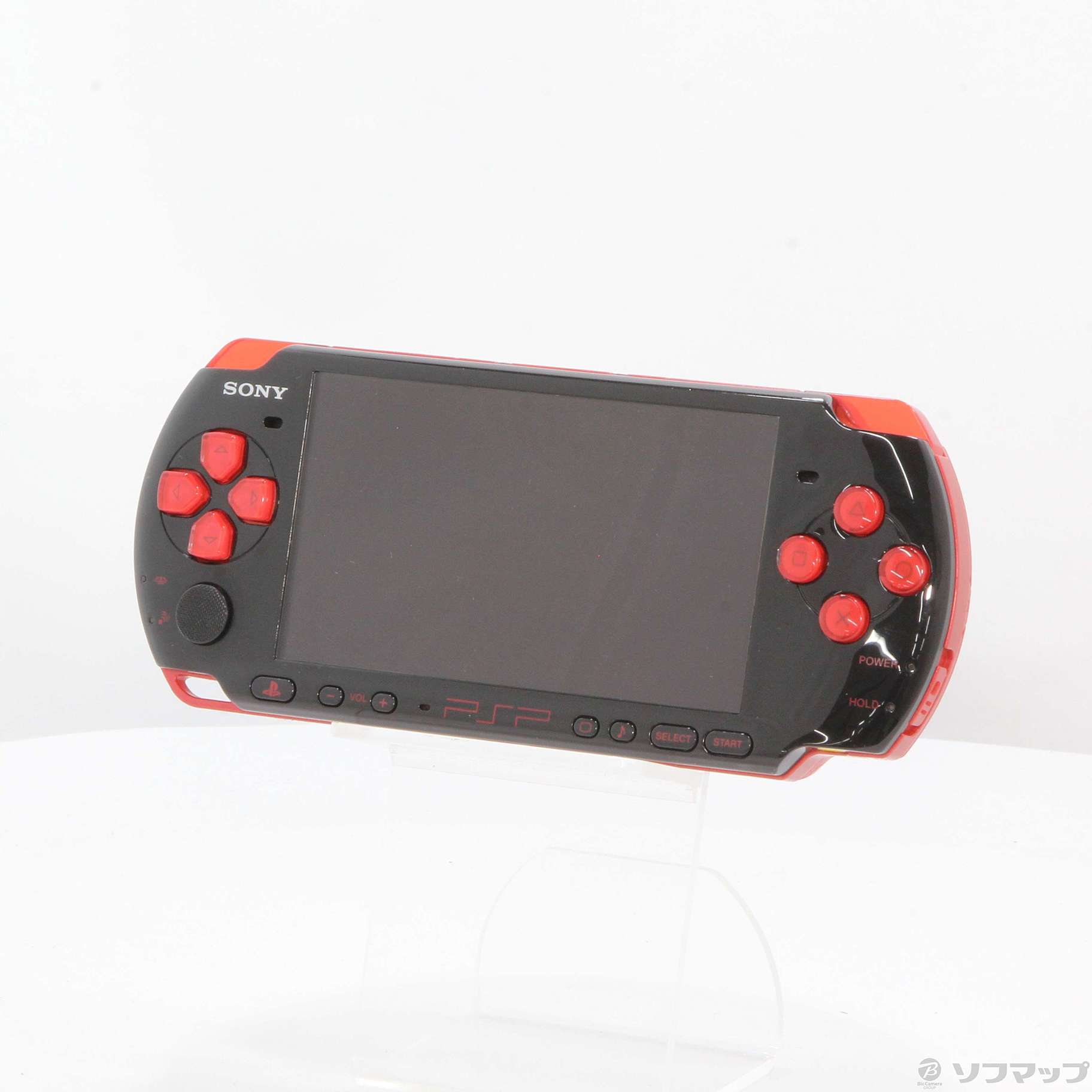 PSP 3000 赤×黒 (ケース、メモリースティック付き) PSP 3000 赤×黒