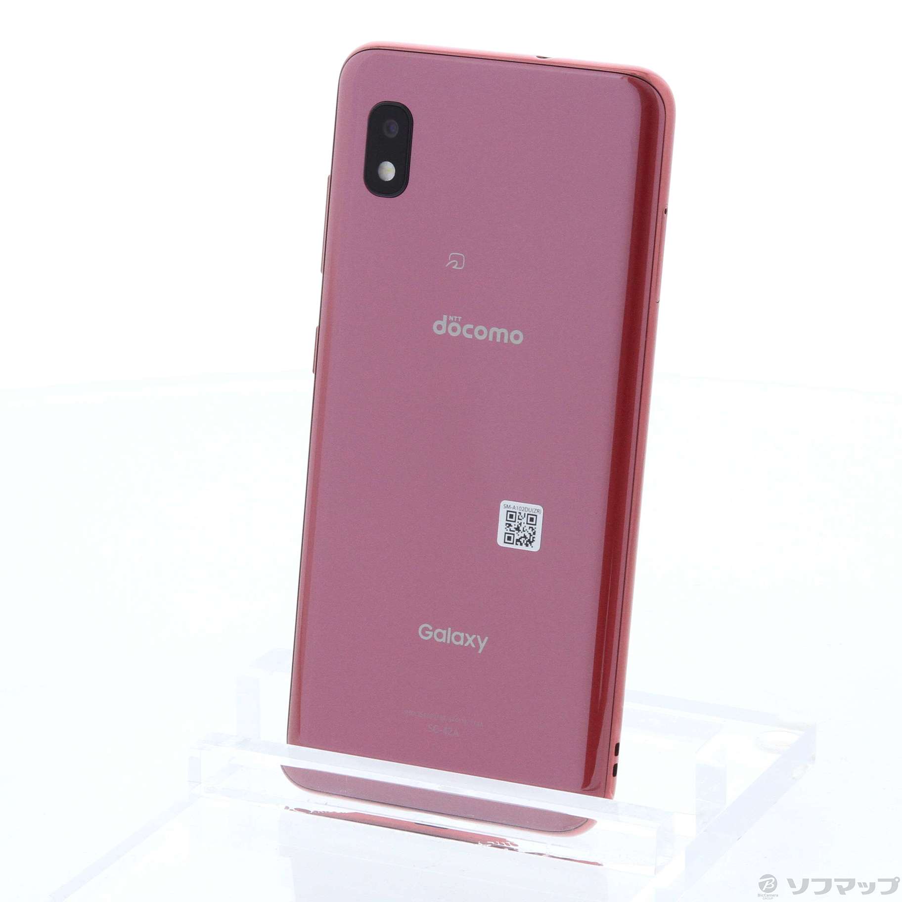 中古】GALAXY A21 64GB レッド SC-42A docomoロック解除SIMフリー ◇08