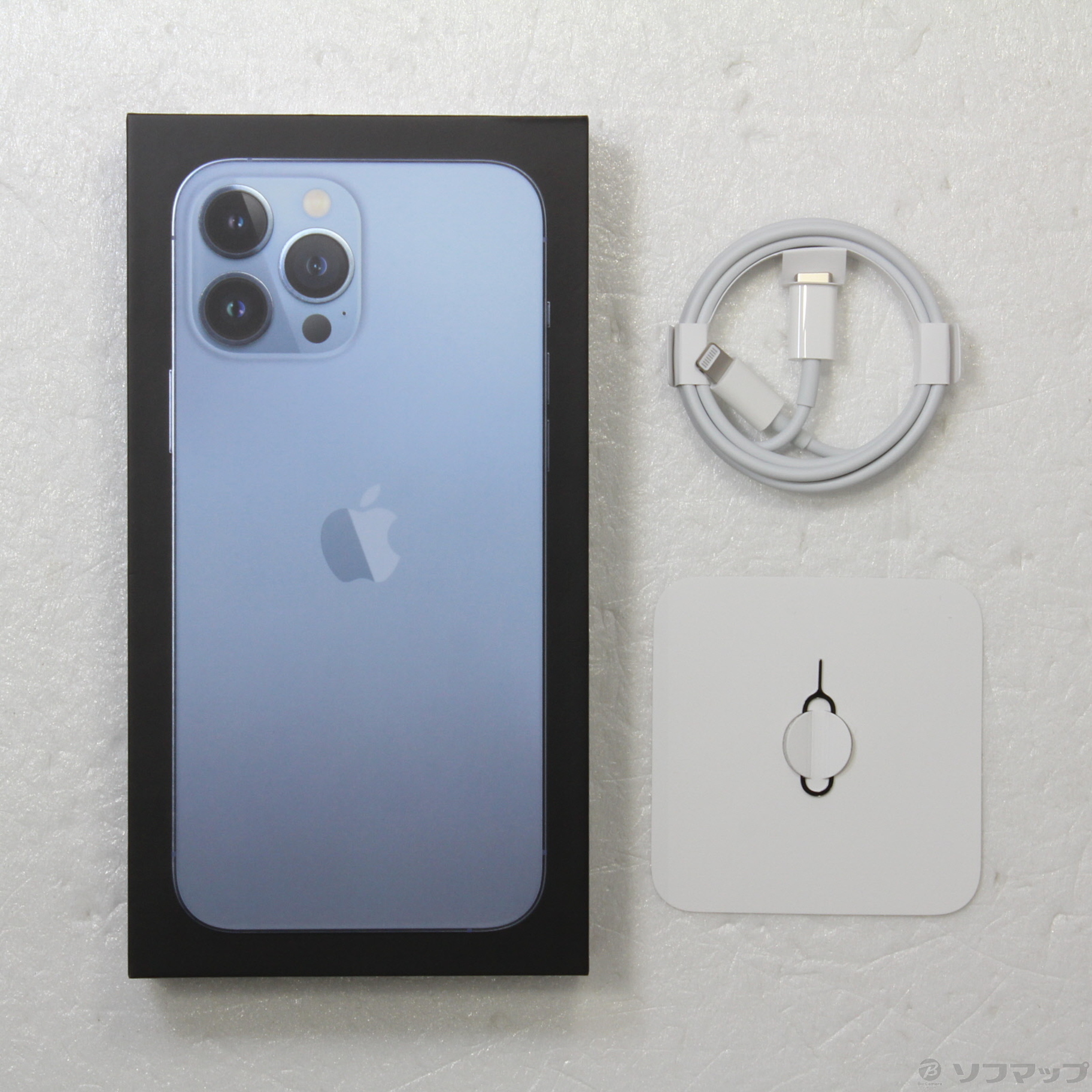 中古】iPhone13 Pro Max 256GB シエラブルー MLJD3J／A SIMフリー ◇11