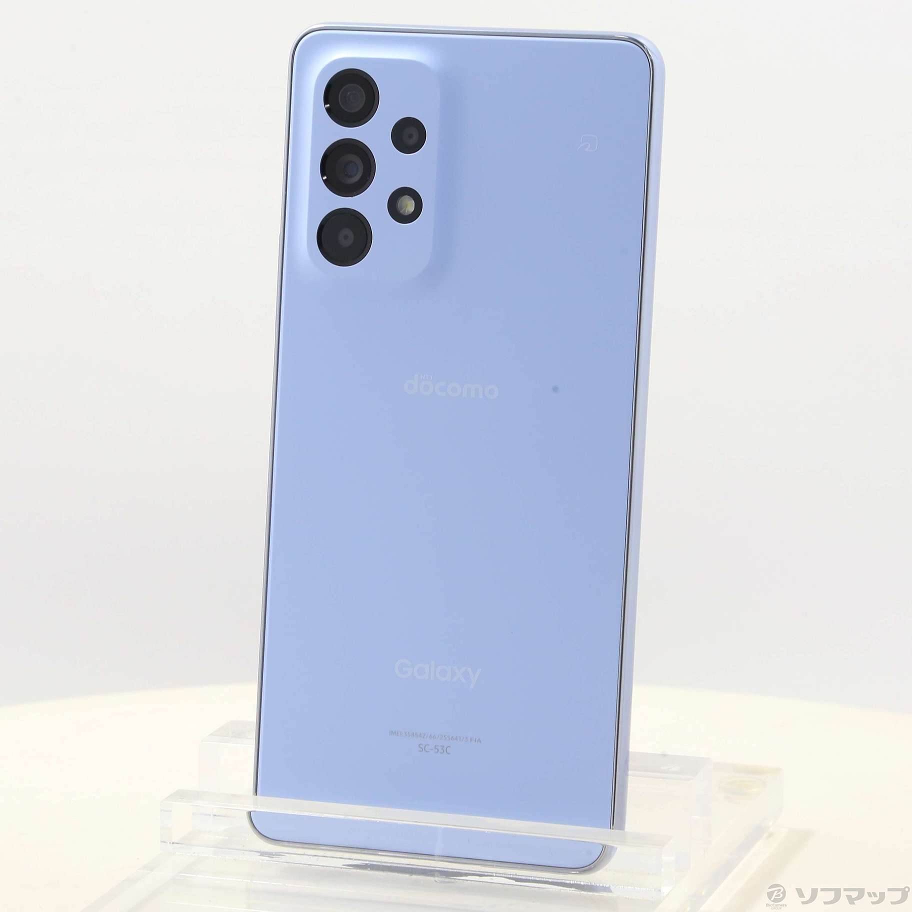 中古】GALAXY A53 5G 128GB オーサムブルー SC-53C docomoロック解除
