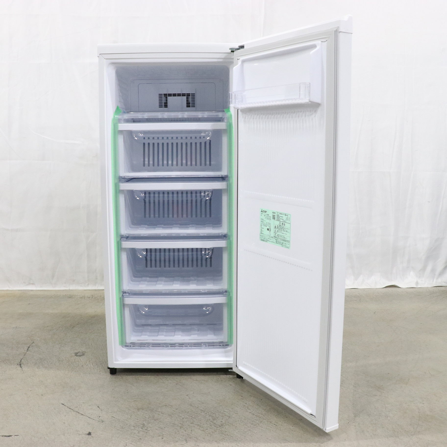 三菱 冷凍庫1ドア MF-U12Y-S 121L 2015年製 MITSUBISHI 121L 1ドア冷凍庫